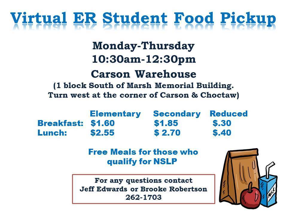 Virtual ER Student Food Pickup