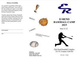 Baseball Camp info