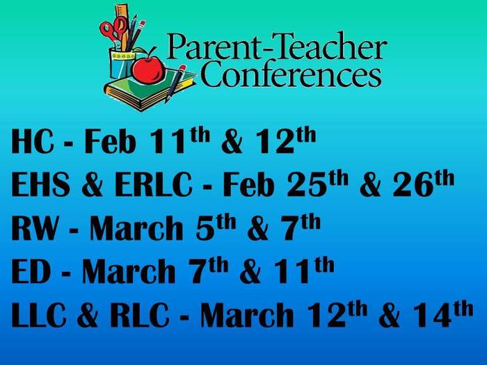 Spring PT conference dates